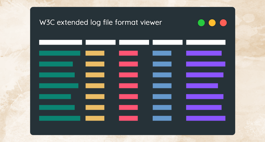 W3C Extended Log File Format Viewer